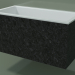 3d model Wall-mounted washbasin (02R142101, Nero Assoluto M03, L 72, P 36, H 36 cm) - preview