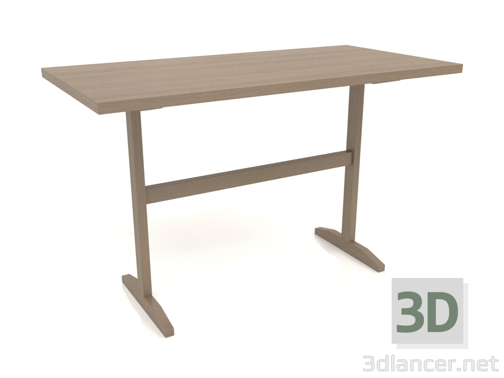 modello 3D Tavolo da lavoro RT 12 (1200x600x750, grigio legno) - anteprima