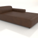 3d model Chaise longue 207 SOLO with a low armrest on the left - preview