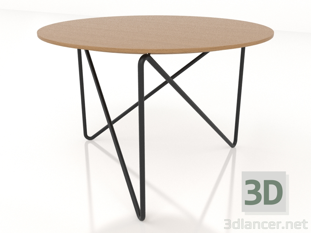3D Modell Niedriger Tisch 60 (Holz) - Vorschau