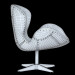 3D Koltuk Spitfire kuğu sandalye havacı (5 renk) modeli satın - render