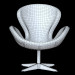 3d Armchair Spitfire Swan Chair Aviator (5 colors) model buy - render