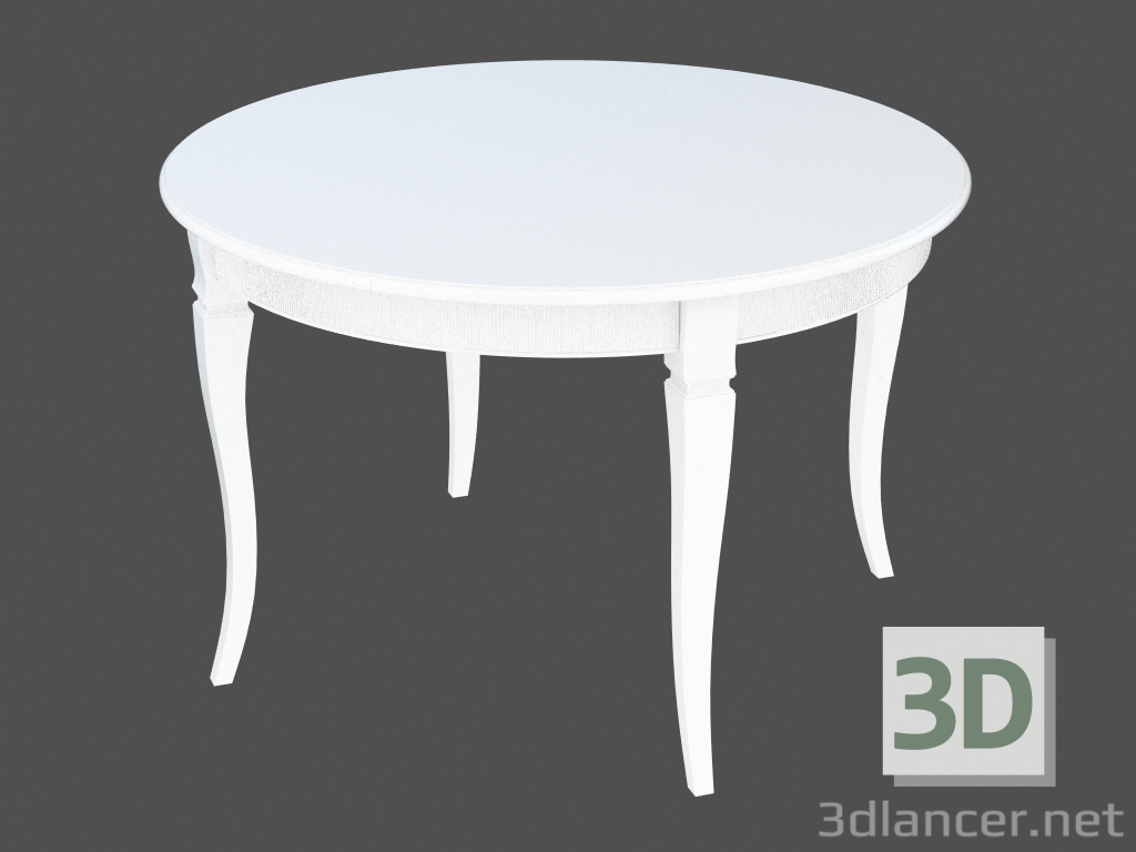 modello 3D tavolo da pranzo NOBILITY tavolo (1200x1200 piegato) - anteprima