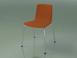 Chair 3934 (4 metal legs, front trim, natural birch)