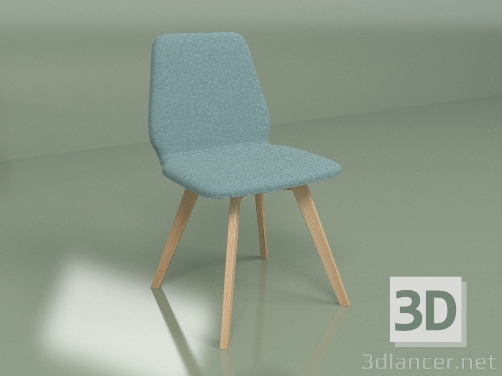 3D modeli Sandalye Vince (turkuaz) - önizleme