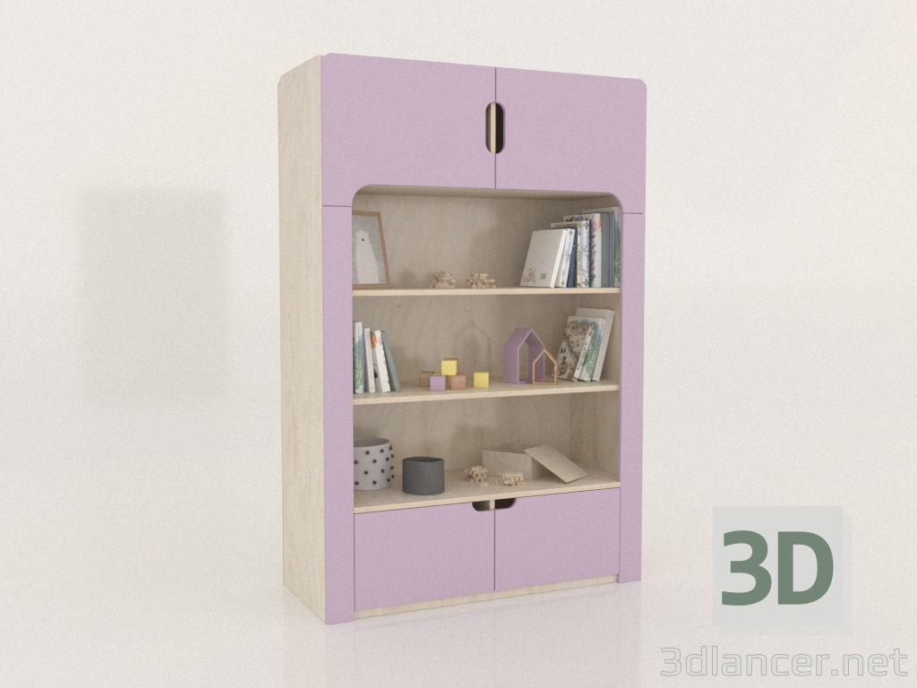 3D Modell Bücherregal MODE J (KRDJAA) - Vorschau