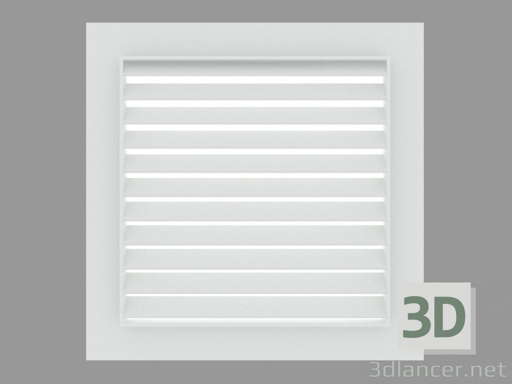 3d model Wall-mounted luminaire MINIBRIQUE SQUARE (S4561W) - preview