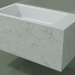 modello 3D Lavabo sospeso (02R142102, Carrara M01, L 72, P 36, H 36 cm) - anteprima