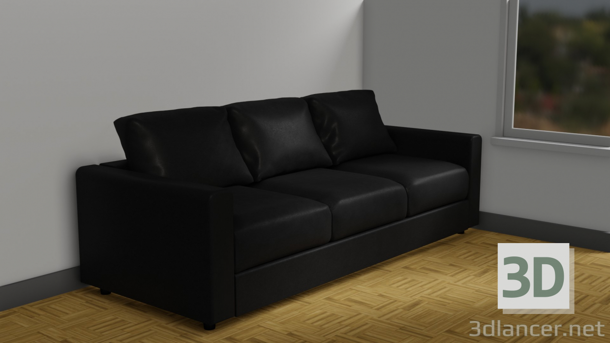 Modelo 3d Sofá VIMLE IKEA - preview