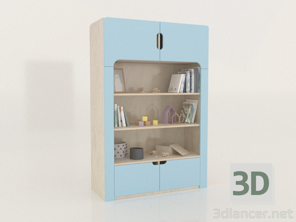 3D Modell Bücherregal MODE J (KBDJAA) - Vorschau