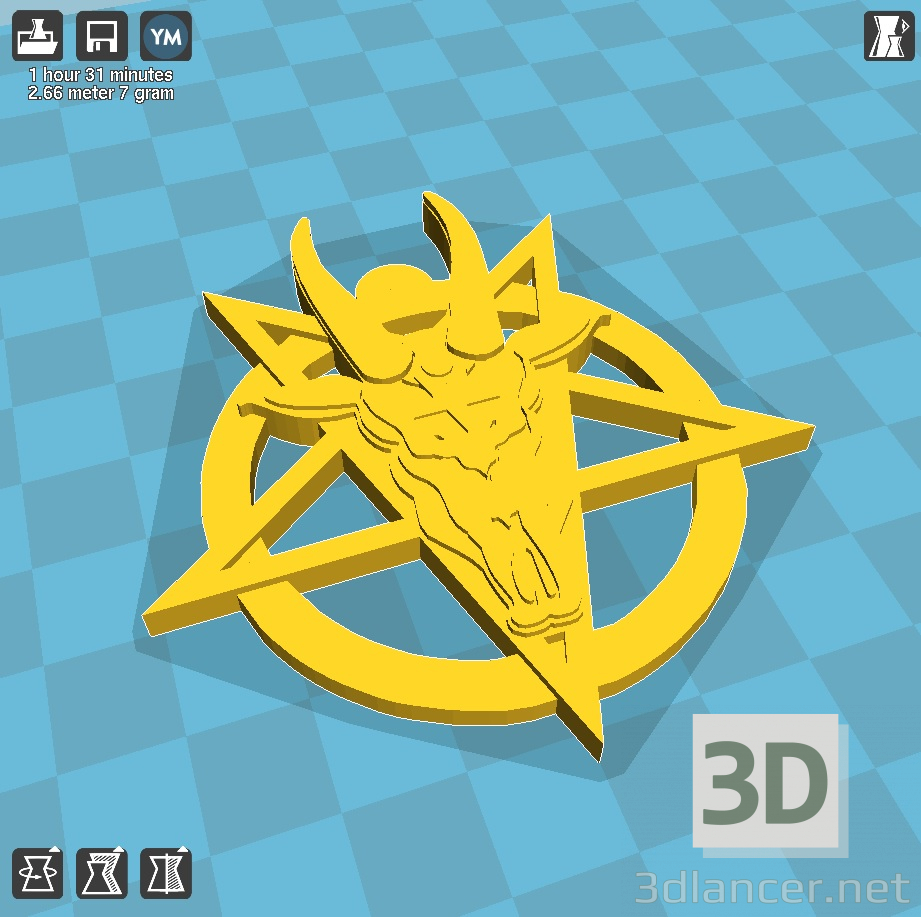 modello 3D di Satana comprare - rendering