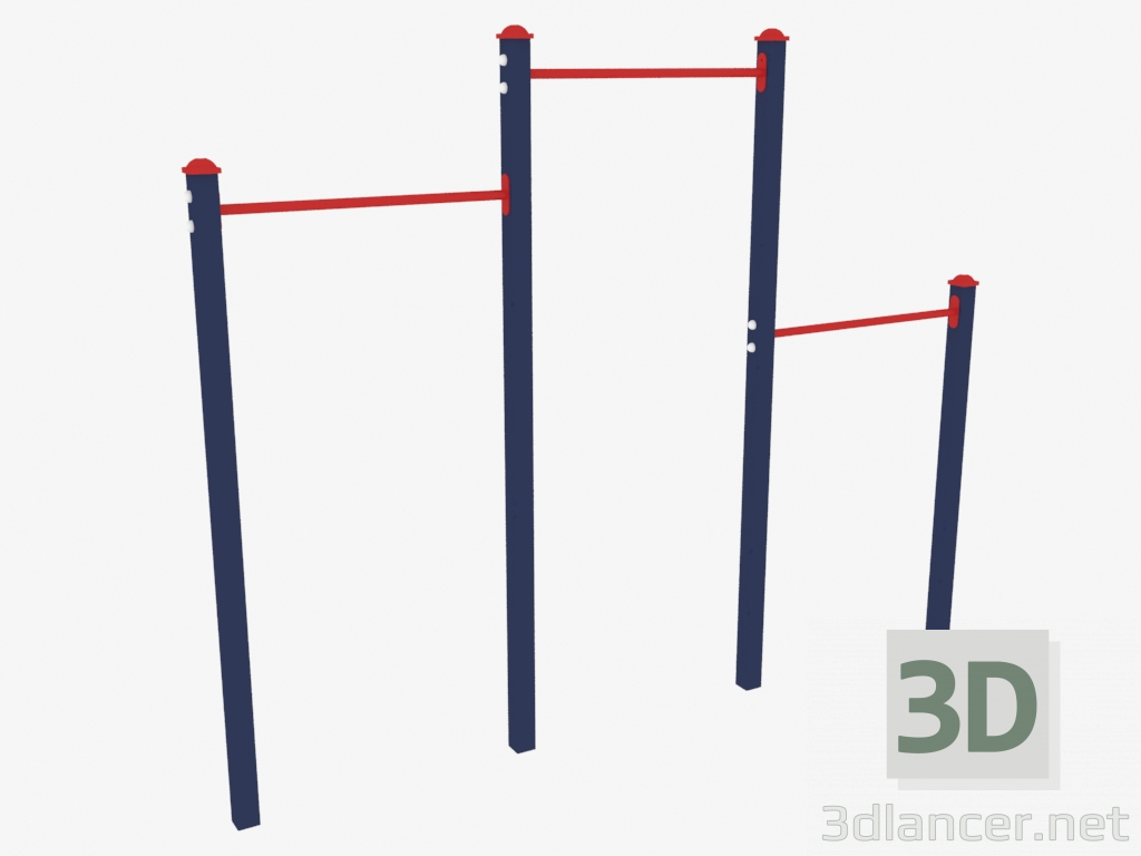 modello 3D Triple bar (7903) - anteprima