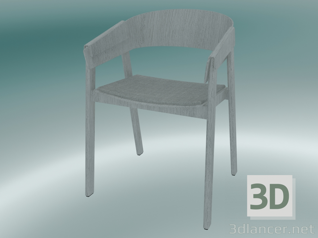 3d model Funda de silla (Remix 123, gris) - vista previa