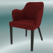 Modelo 3d Meia Cadeira Jenny (Vermelha) - preview