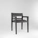 modèle 3D Chaise de salle à manger Benton - preview