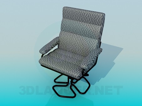 Modelo 3d Uma cadeira confortável para a mesa do computador - preview