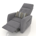 Modelo 3d Cadeira reclinável Vegas (cinza) - preview