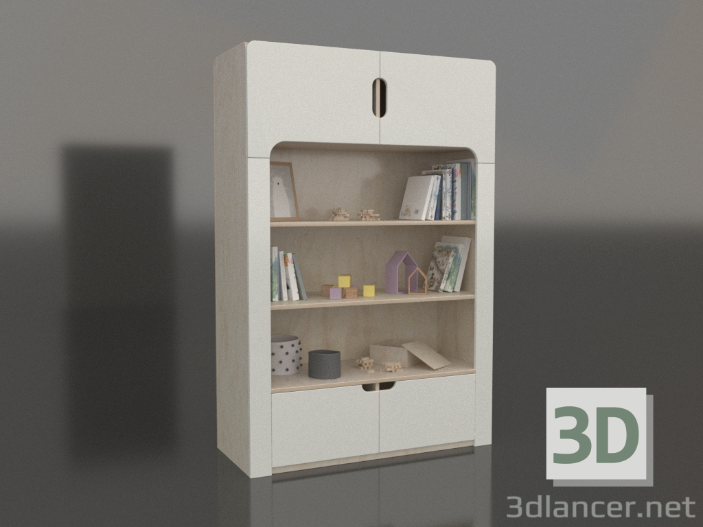 modèle 3D Bibliothèque MODE J (KWDJAA) - preview