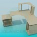 modèle 3D Bureau d’écriture - preview
