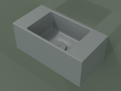 Asma lavabo Lavamani (02UL21101, Silver Grey C35, L 40, P 20, H 16 cm)