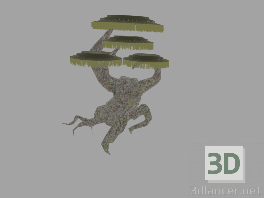 3D bataklık ağacı modeli satın - render