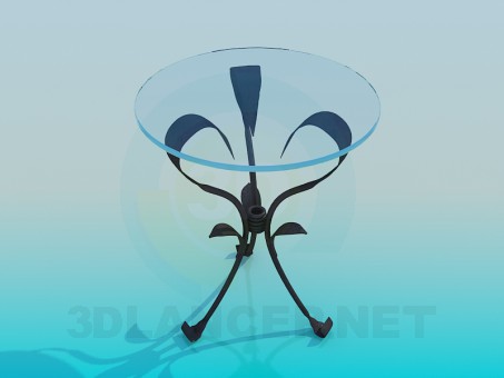 3D Modell Geschmiedeter Tisch - Vorschau