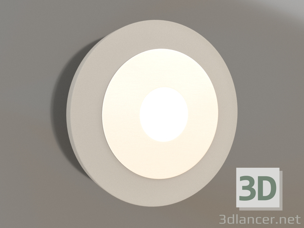 3D Modell Wandlampe (5123) - Vorschau