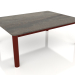 3 डी मॉडल कॉफ़ी टेबल 70×94 (वाइन रेड, डेकटन रेडियम) - पूर्वावलोकन