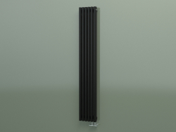 Radiatore verticale RETTA (6 sezioni 1800 mm 60x30, nero lucido)