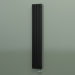 modello 3D Radiatore verticale RETTA (6 sezioni 1800 mm 60x30, nero lucido) - anteprima