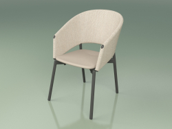 Cadeira confortável 022 (fumaça de metal, areia, toupeira de resina de poliuretano)