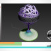 3D Masa lambası modeli satın - render