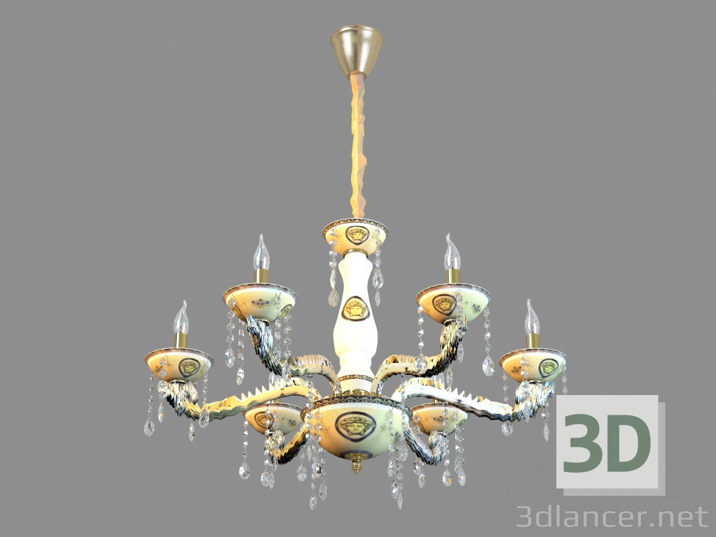 Modelo 3d Chandelier A6610LM-6GO - preview