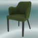 3d model Media silla Jenny (verde) - vista previa