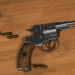 modèle 3D de Nagan - Revolver M1835 3D Low_Poly acheter - rendu