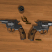 3d Nagan - Revolver M1835 3D Low_Poly модель купить - ракурс