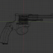 3D Nagan - Revolver M1835 3D Düşük_Poly modeli satın - render