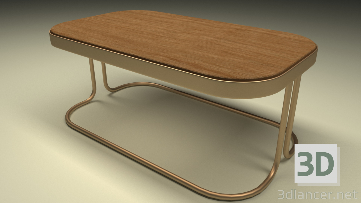 3 डी मॉडल कॉफी टेबल - 2 - पूर्वावलोकन