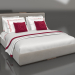3d model Double bed (S504) - preview
