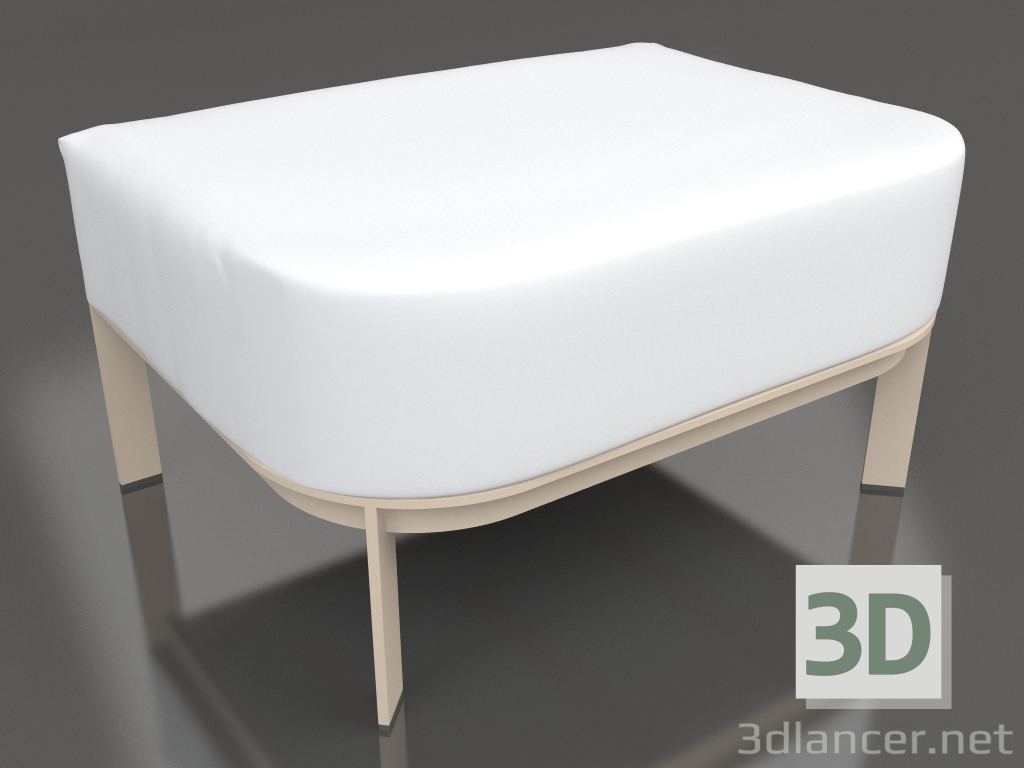 modello 3D Pouf per sedia (Sabbia) - anteprima