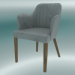 3d model Jenny Half Chair (Gray) - preview