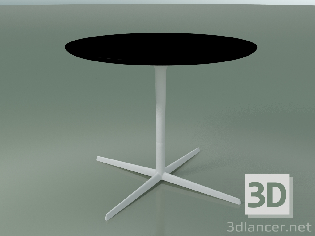 modello 3D Tavolo rotondo 0762 (H 74 - P 90 cm, F05, V12) - anteprima