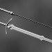 Espada "Apóstol" 3D modelo Compro - render