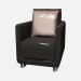 3 डी मॉडल बड़ी कुर्सी armrests असबाब कपड़े जिओरडनो के साथ - पूर्वावलोकन