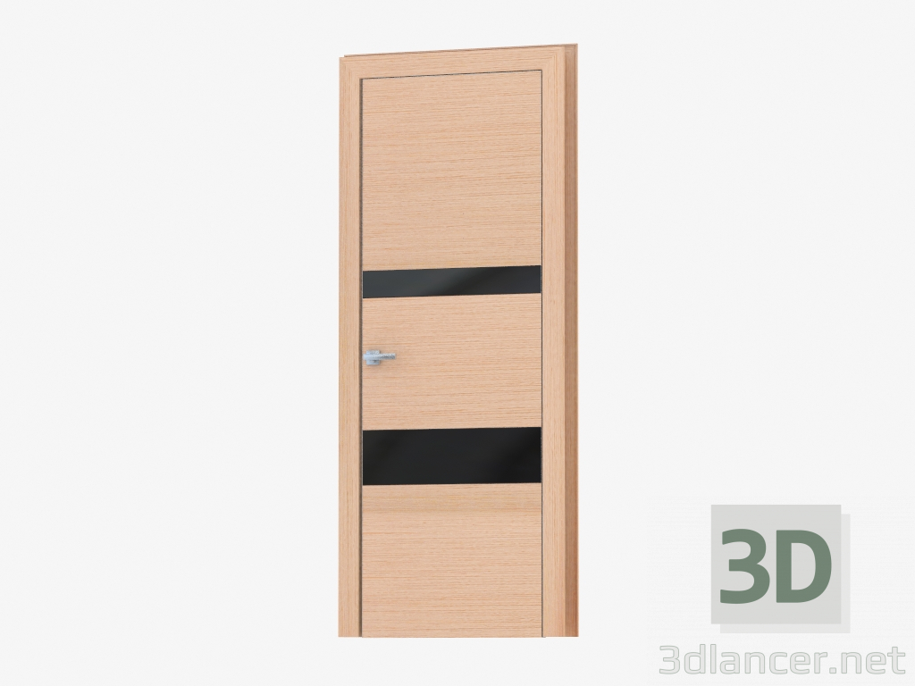 3d model Puerta de interroom (31.31 negro) - vista previa