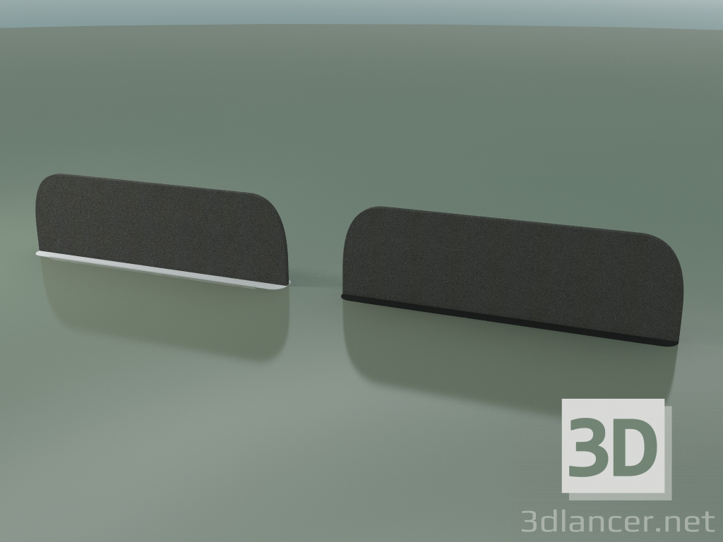 modello 3D Pannello da scrivania 6440 (L 159 cm) - anteprima