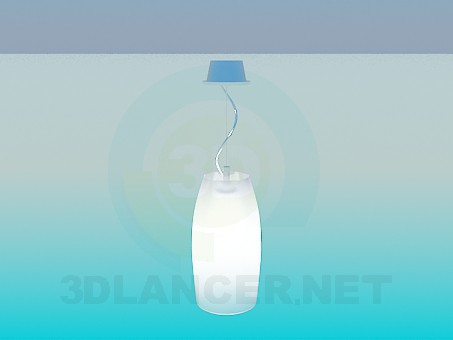 3d model Lamp with frosted plafonom - preview