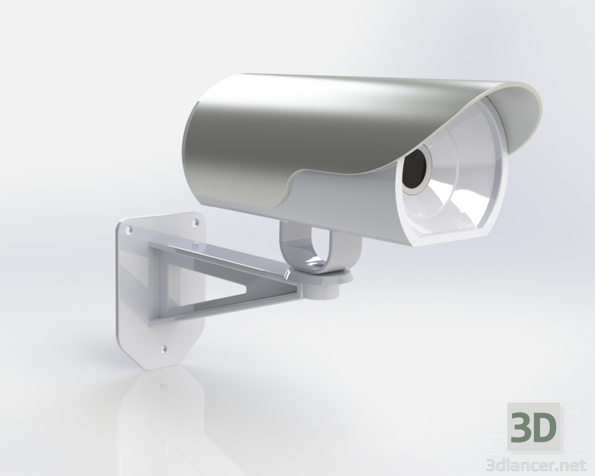 Cámara de seguridad 3D modelo Compro - render