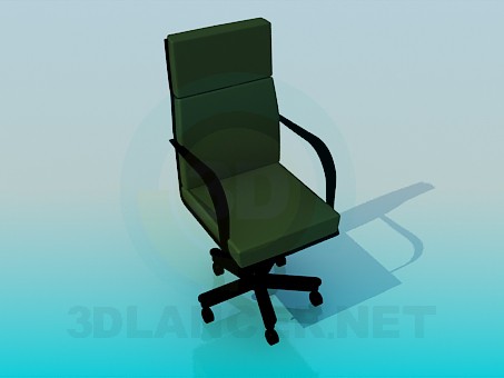3D Modell Mobiles Büro-Stuhl - Vorschau