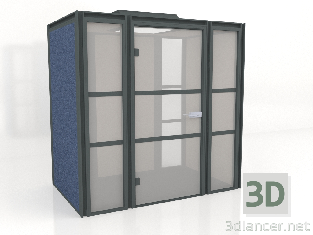 modèle 3D Cabine de bureau Hako Meeting HK021 (2225x1400) - preview